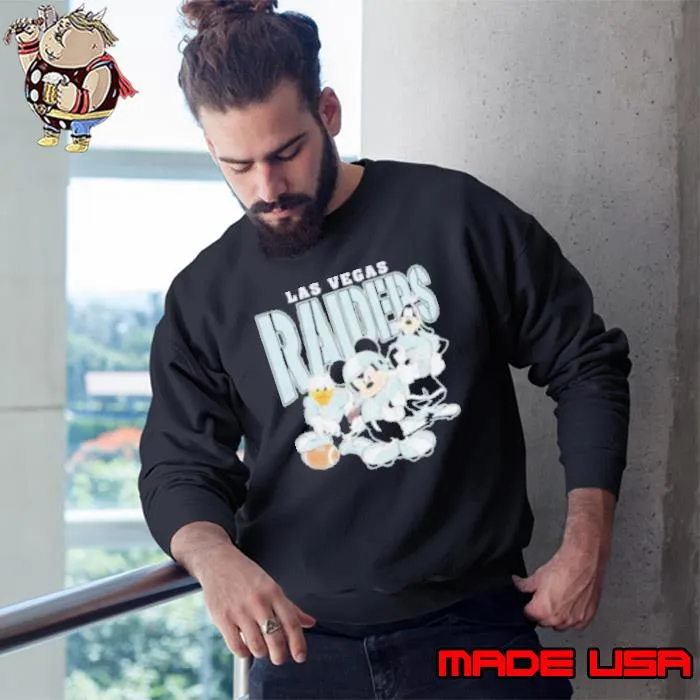 Official Las Vegas Raiders Mickey Donald Duck And Goofy Football Team 2024 shirt
