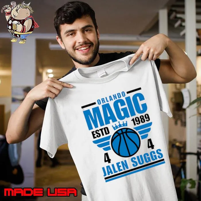 Orlando Magic Est 1989 Jalen Suggs 4 Basketball Retro T-Shirt