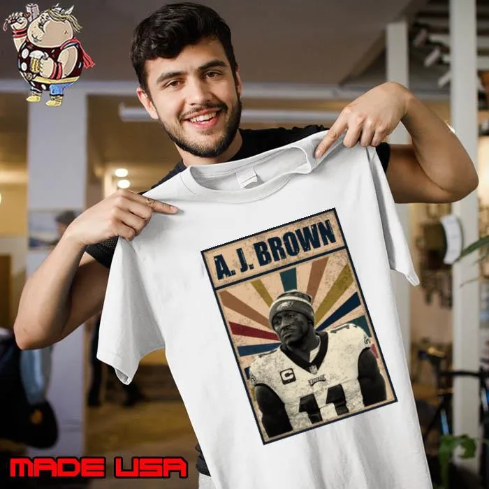 Philadelphia Eagles A. J. Brown American football wide receiver T-Shirt Unisex