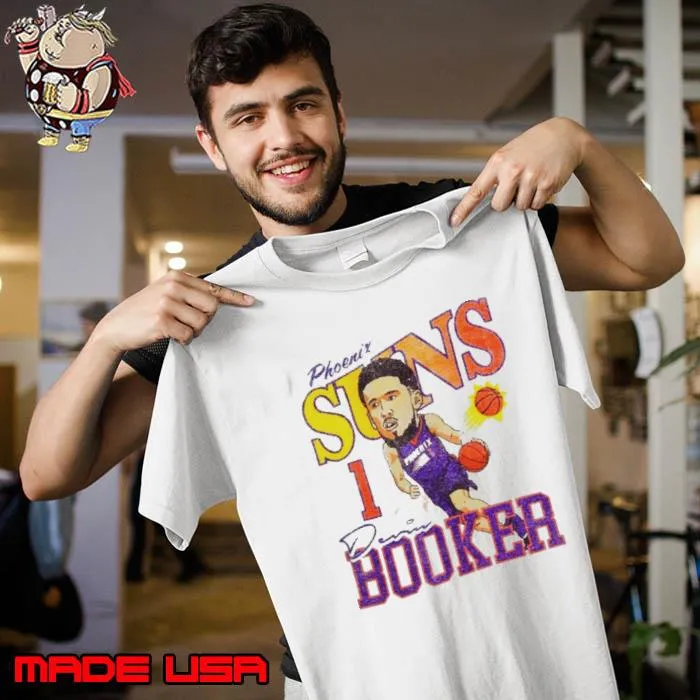 Phoenix Suns Devin Booker Caricature s Unisex