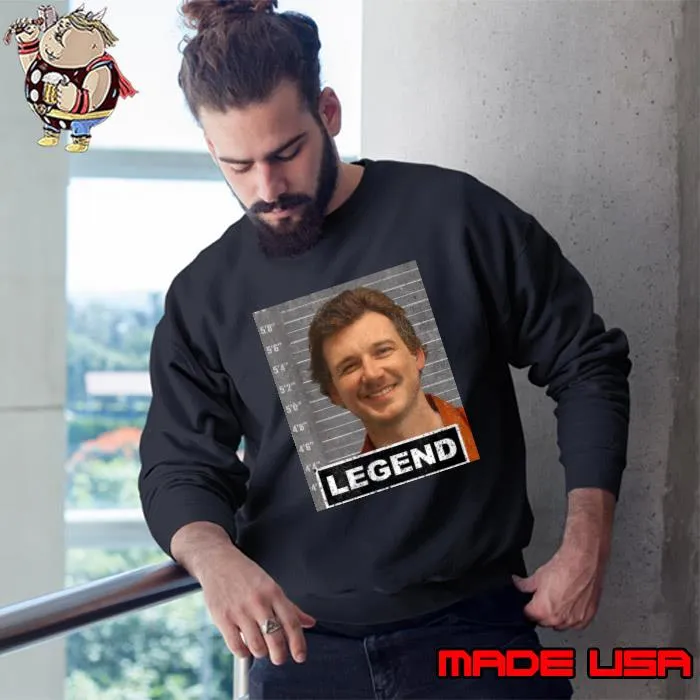 Premium legend 2024 Mugshot Morgan T-Shirt Sweatshirt