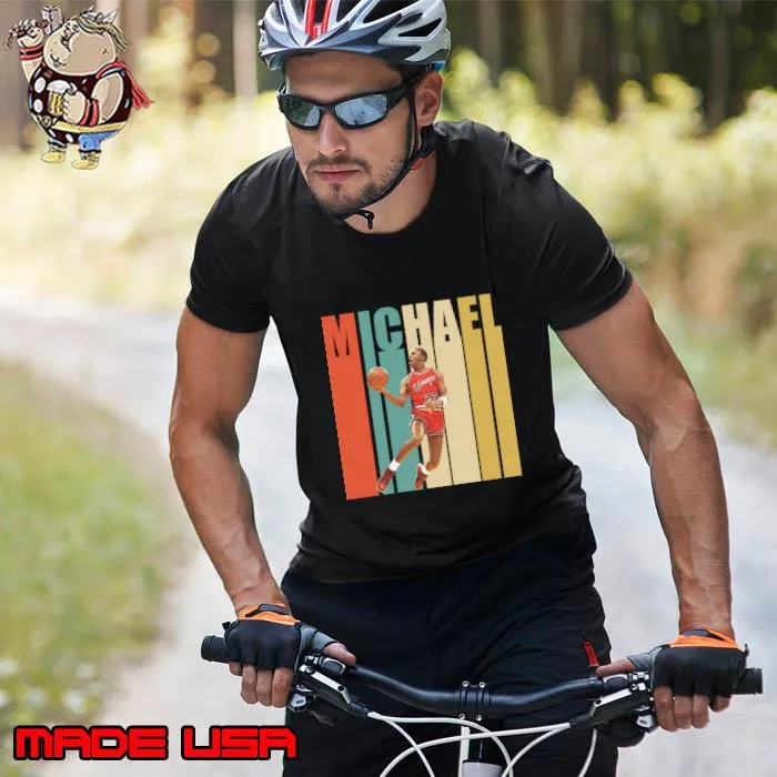 Retro Color Michael Jordan American businessman and former professional basketball T-Shirt Unisex