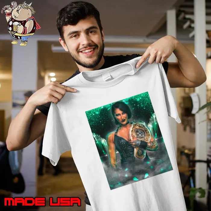 Rhea Ripley Green Mania Australian professional wrestler T-Shirt Unisex