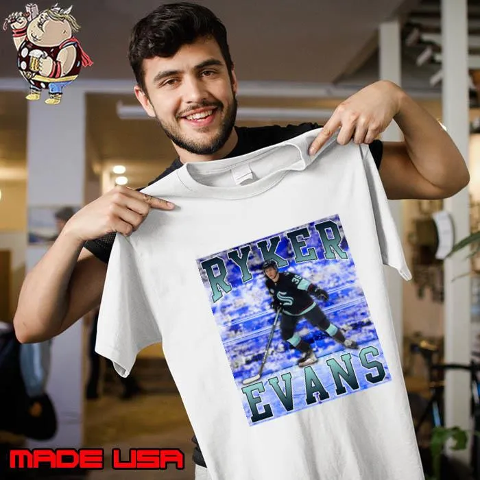 Ryker Evans Canadian professional ice hockey defenceman for the Seattle Kraken T-Shirt Unisex