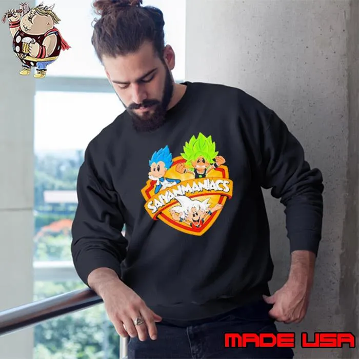 Saiyanmaniacs Cartoon Shirt Sweatshirt