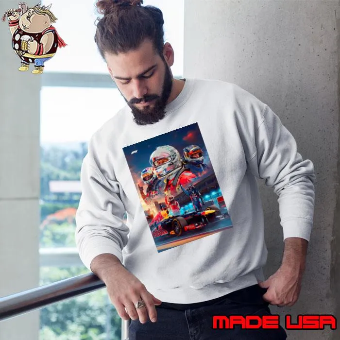 Sebastian Vettel German racing driver The Lion Of Singapore T-Shirt Sweatshirt