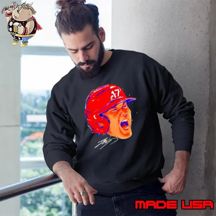 Shohei-Ohtani-face-Los-Angeles-Angels-signature-s Sweatshirt