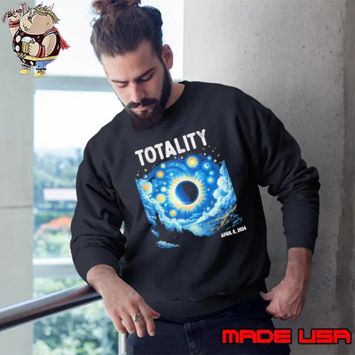 Solar Eclipse 2024 Totality April 8th Astronomy Science Shirt Sweatshirt