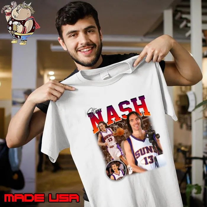 Steve Nash Bootleg Canadian professional basketball coach T-Shirt Unisex