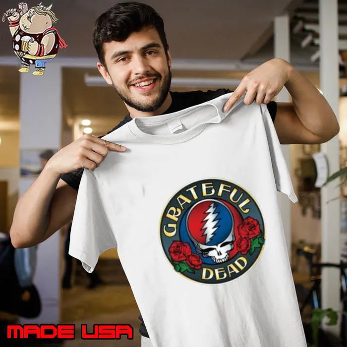 Story From Grateful Skull Rose Band Music T-Shirt Unisex
