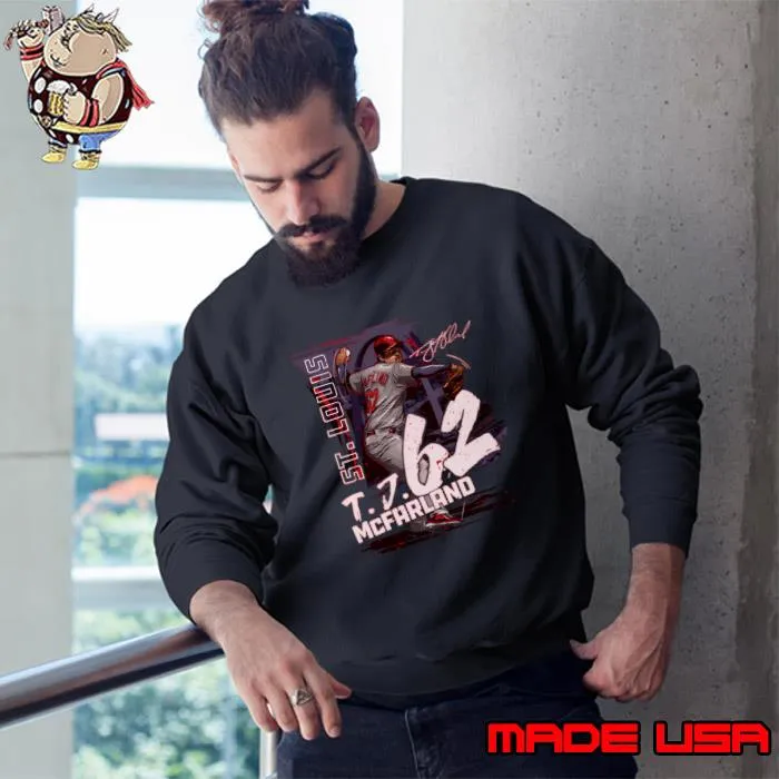 T.J. Mcfarland St. Louis State American professional baseball pitcher for the Oakland Athletics T-Shirt Sweatshirt