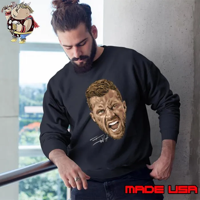 T.J. Watt American football linebacker Pittsburgh Portrait T-Shirt