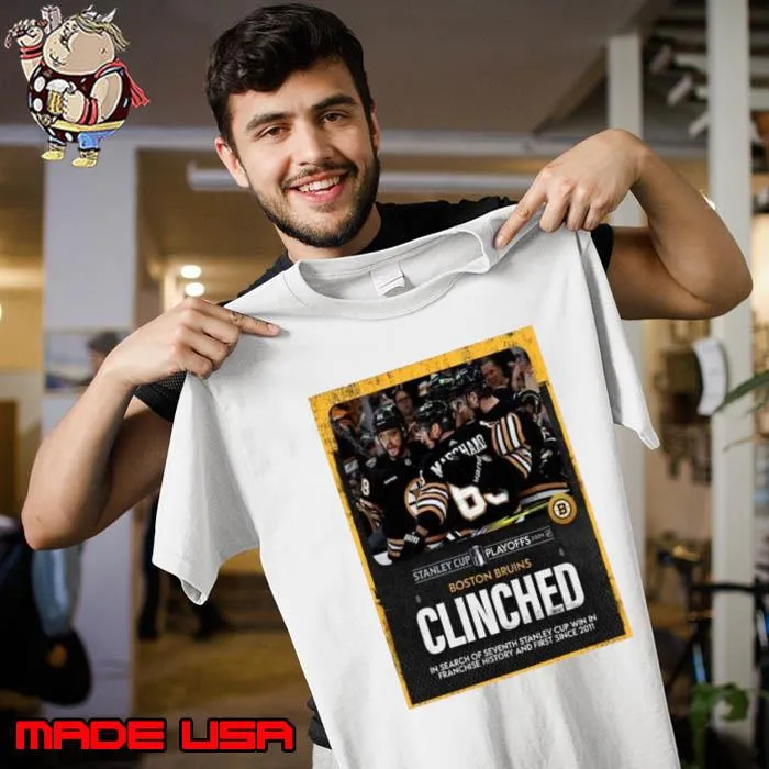 The Boston Bruins Have Clinched A Spot In The Stanley Cup Playoffs 2024 Nhl For The Eighth Straight Year s Unisex