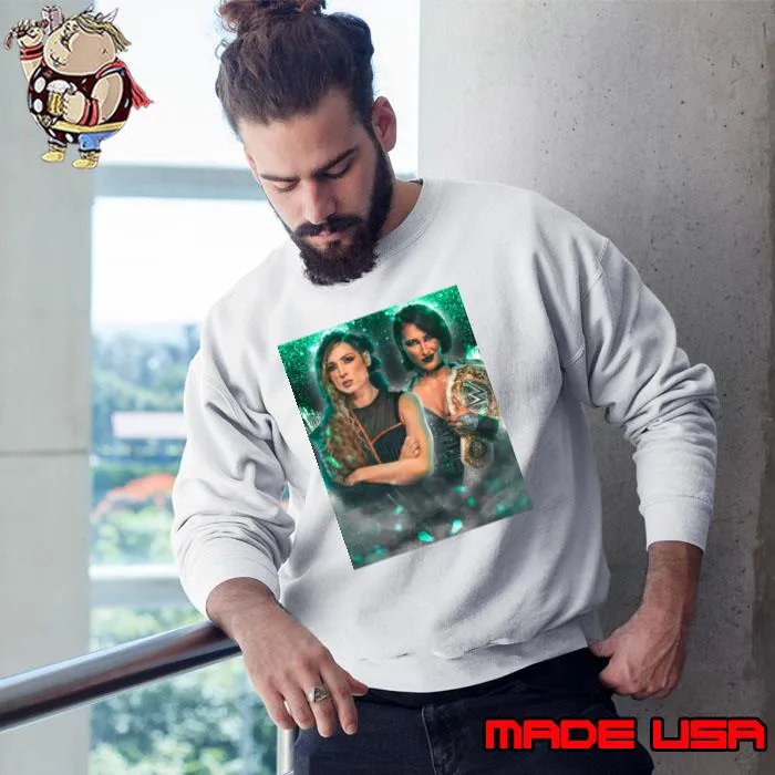 The Man Vs. Mami Green Mania Women's World Champion T-Shirt Sweatshirt
