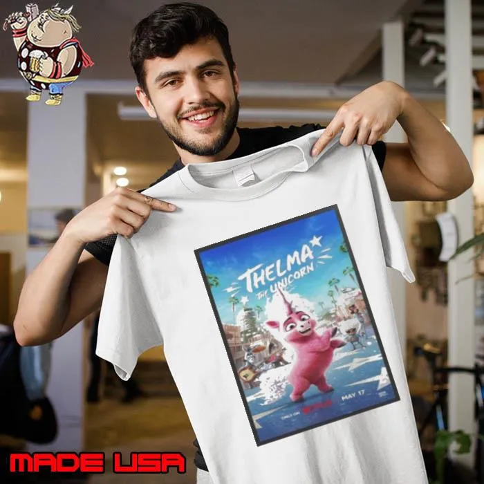 Thelma The Unicorn Releasing On Netflix On May 17 Home Decor Poster Shirt