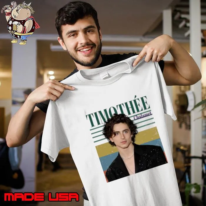 Timothee American and French actor Chalamet T-Shirt Unisex