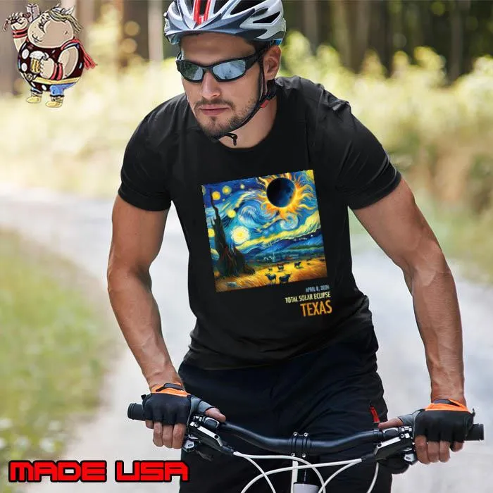 Total Solar Eclipse 2024 Texas Shirt Unisex