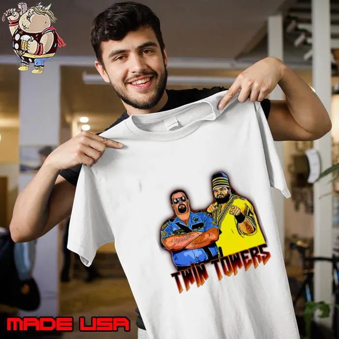 Tower of Power Twin Towers Tag Team T-Shirt Unisex