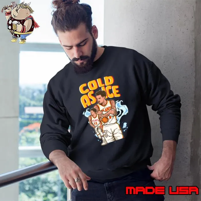 Trae Young American professional basketball player Cold As Ice Cartoon T-Shirt Sweatshirt