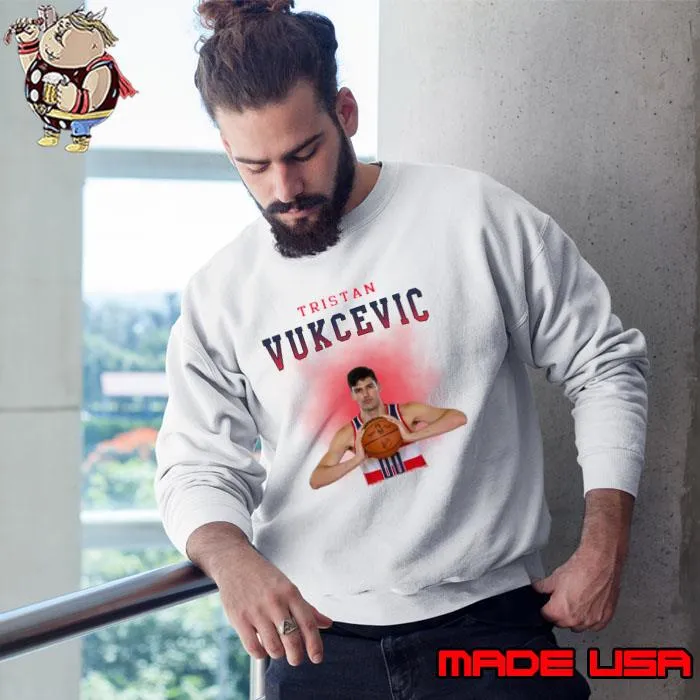 Tristan Vukcevic Serbian-Swedish professional basketball player for the Washington Wizards T-Shirt Sweatshirt
