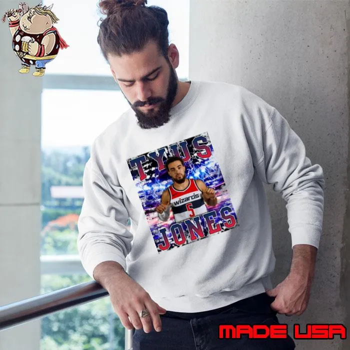 Tyus Jones American professional basketball player for Washington Wizards T-Shirt Sweatshirt