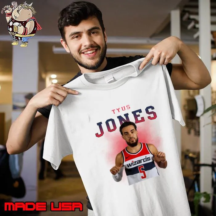 Tyus Jones American professional basketball player Washington Wizards T-Shirt Unisex