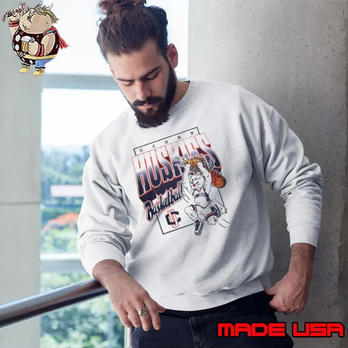 Uconn huskies basketball mascot dunking 2024 s Sweatshirt