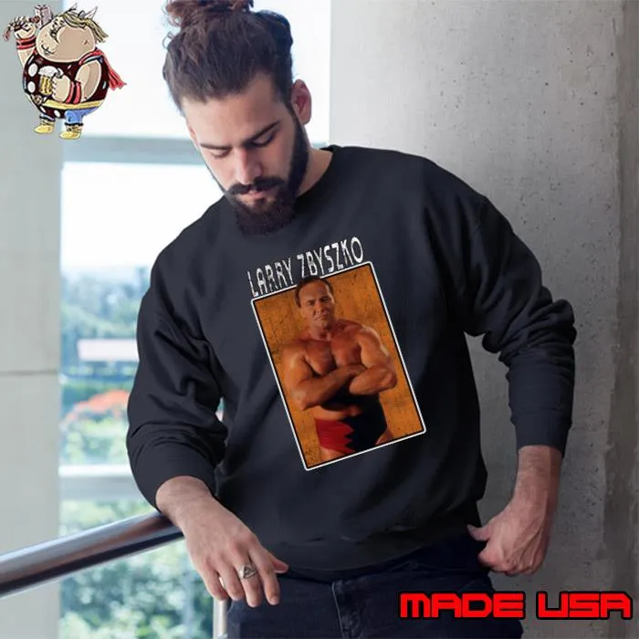 Vintage Wwe Larry Zbyszko American retired professional wrestler T-Shirt Sweatshirt