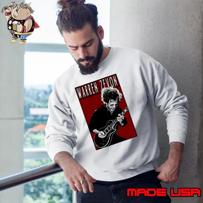 Warren Zevon American rock singer songwriter and musician T-Shirt Sweatshirt