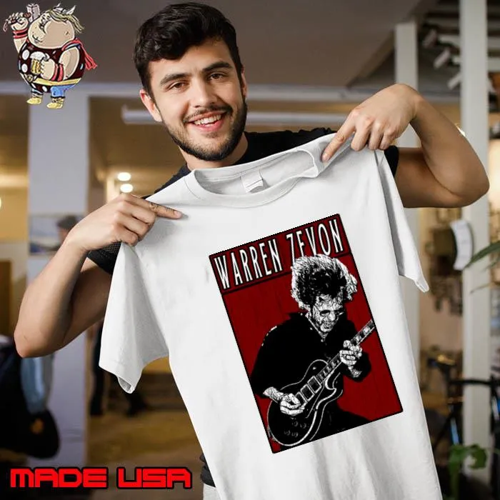 Warren Zevon American rock singer songwriter and musician T-Shirt Unisex