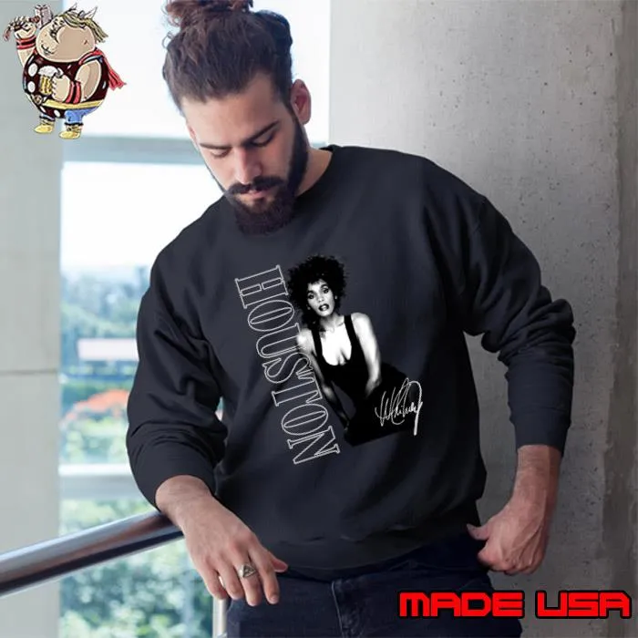 Whitney Houston Signature American singer record producer actress T-Shirt Sweatshirt