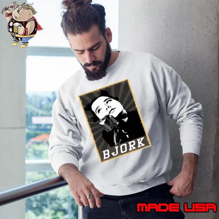 80s Style Bjork Icelandic singer songwriter composer record producer actress T-Shirt Sweatshirt