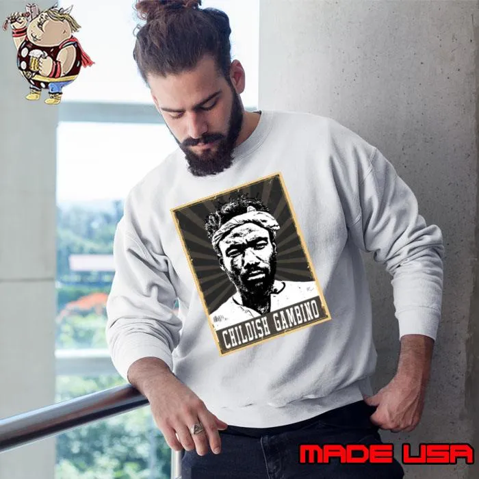 80s Style Childish Gambino American actor comedian singer rapper writer director T-Shirt Sweatshirt