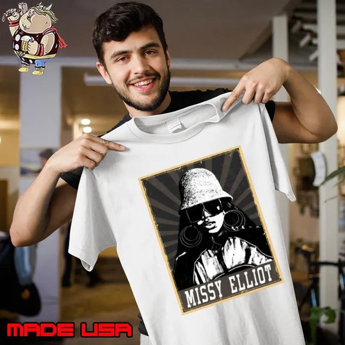 80s Style Missy Elliot American rapper singer-songwriter record producer T-Shirt Unisex