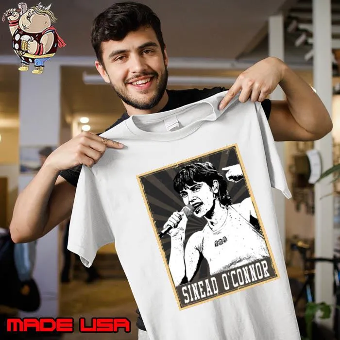 80s Style Sinead O'Connor Irish singer songwriter and activist T-Shirt Unisex