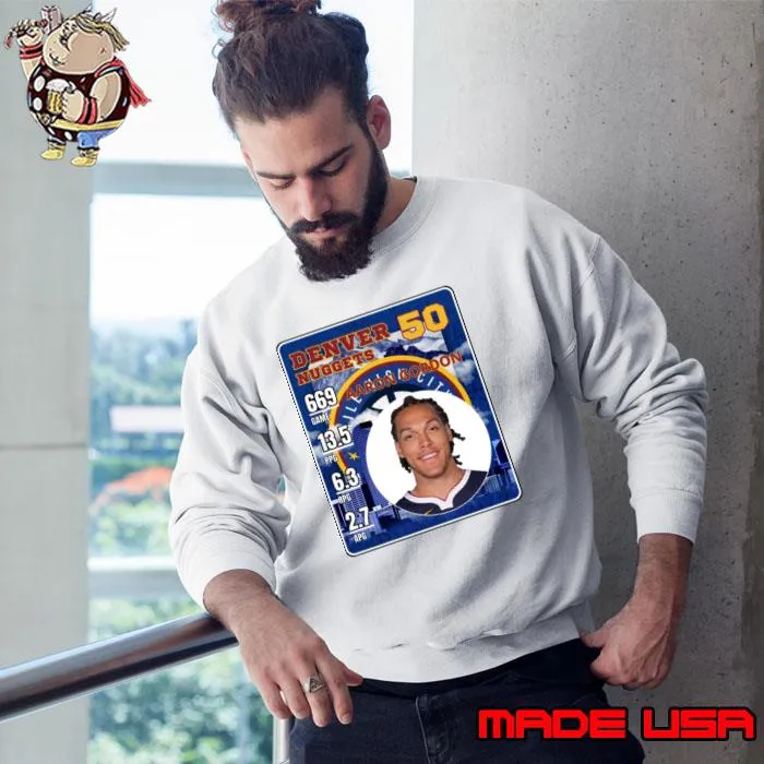 Aaron Gordon American professional basketball Denver Nuggets T-Shirt Sweatshirt