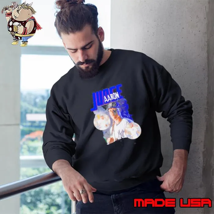 Aaron Judge New York Yankees signature s Sweatshirt