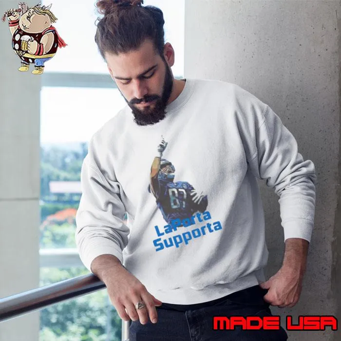 Aidan Hutchinson LaPorta Supporta Shirt Sweatshirt