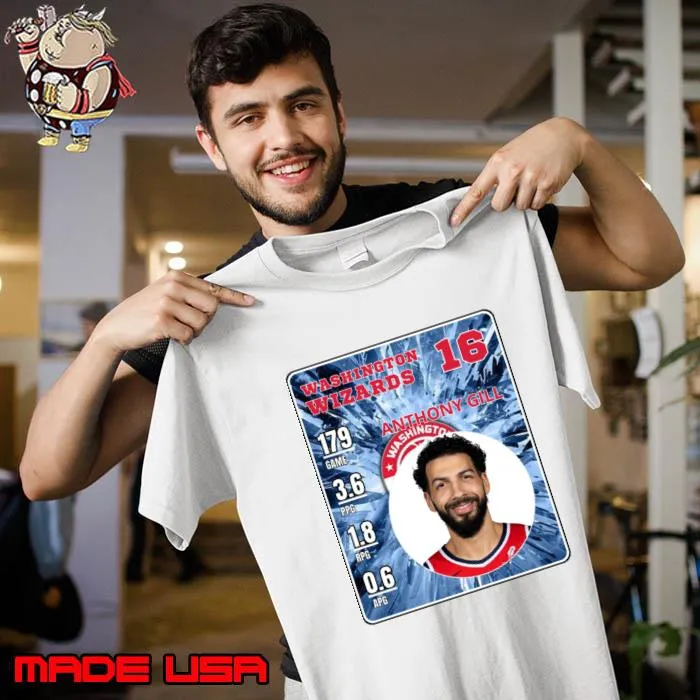 Anthony Gill American basketball player Washington Wizards T-Shirt Unisex