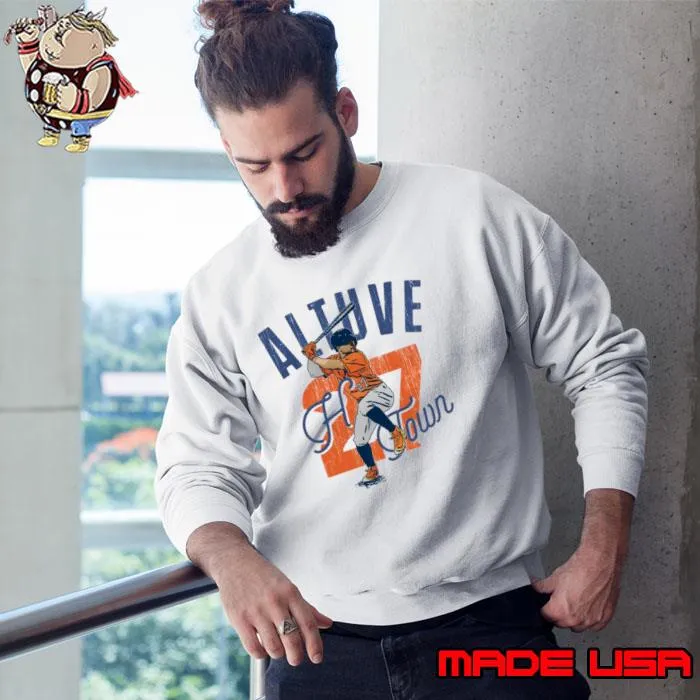 Awesome jose Altuve Venezuelan professional baseball second baseman Houston Arch T-Shirt Sweatshirt