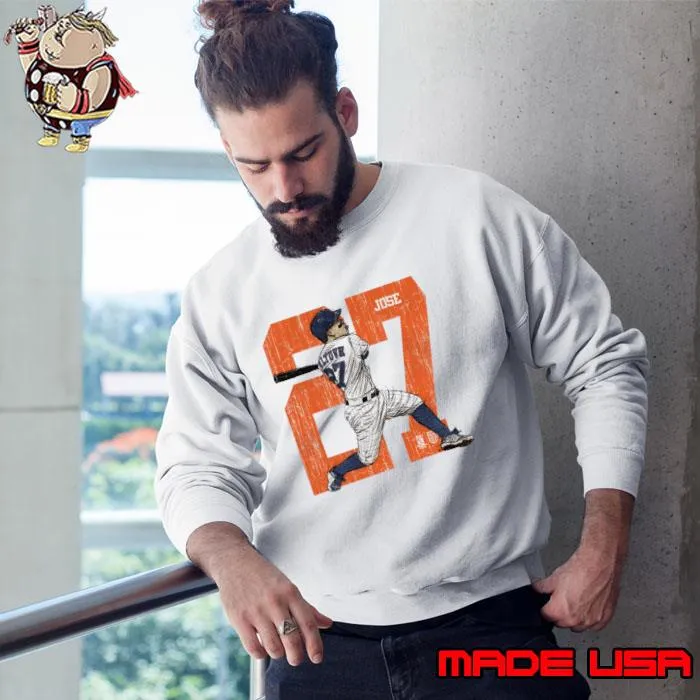 Awesome jose Altuve Venezuelan professional baseball second baseman Houston Sketch T-Shirt Sweatshirt