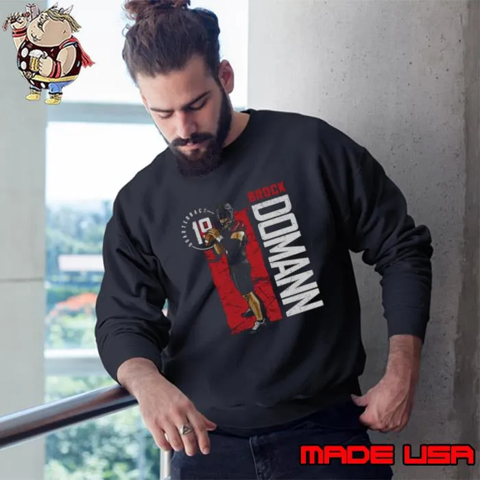 Brock Domann Football Louisville Cardinals Quarterback Vintage T-Shirt Sweatshirt