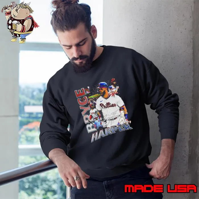 Bryce Harper American professional baseball first baseman T-Shirt Sweatshirt