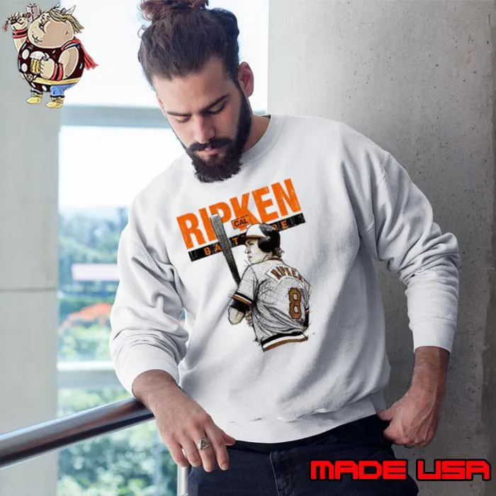 Cal Ripken Jr. Baltimore Batters Box Baltimore American former baseball shortstop T-Shirt Sweatshirt