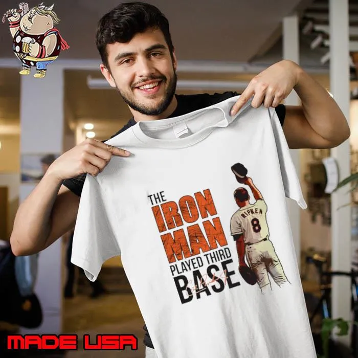 Cal Ripken Jr. Baltimore Ironman American former baseball shortstop T-Shirt Unisex