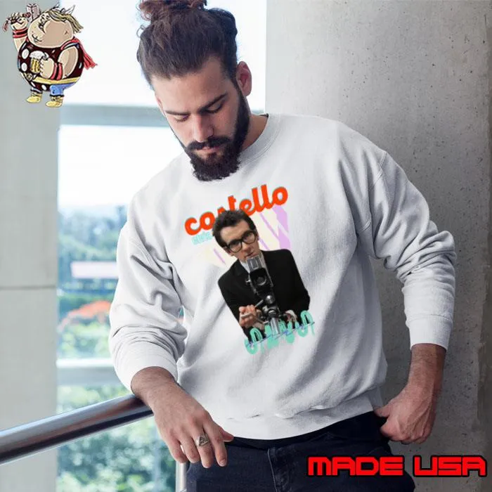 Elvis Costello English singer songwriter record producer author T-Shirt Sweatshirt