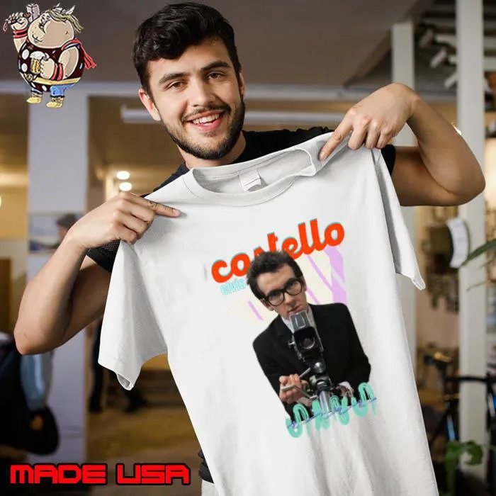 Elvis Costello English singer songwriter record producer author T-Shirt Unisex