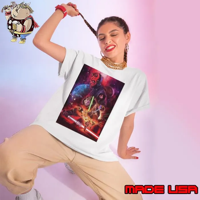 Gorgeous Poster For Star Wars The Phantom Menace By Ignacio Shirt Ladies tee