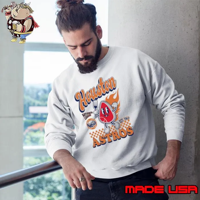 Houston Astros Cooperstown Collection Food Concessions s Sweatshirt