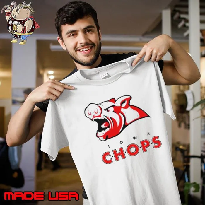 Iowa Chops Hockey logo shirt